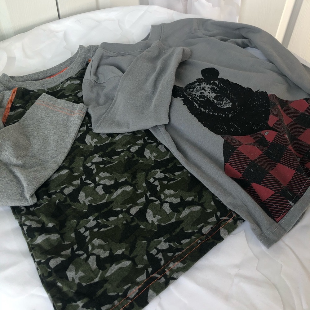 5T Peanut and Ollie long sleeve t’s